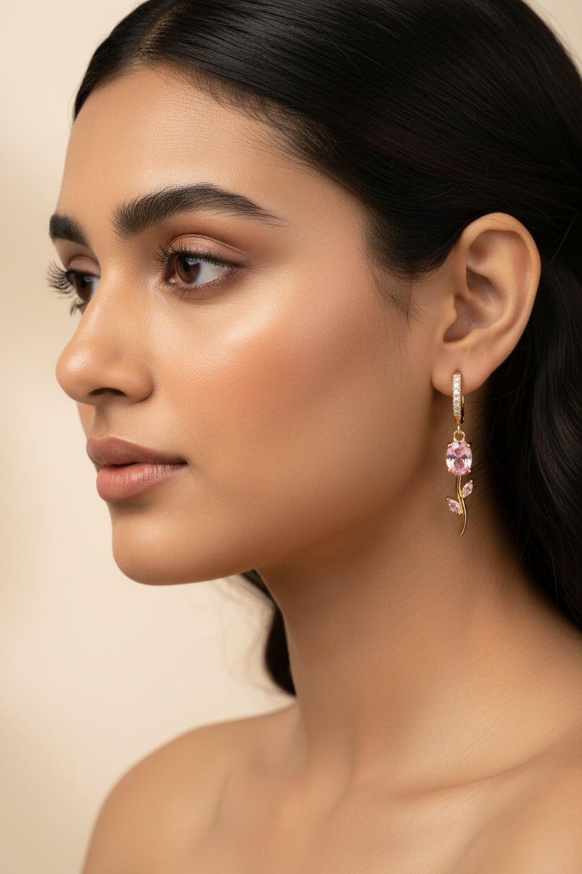 Gold Plated Tulip š· Earrings āØ