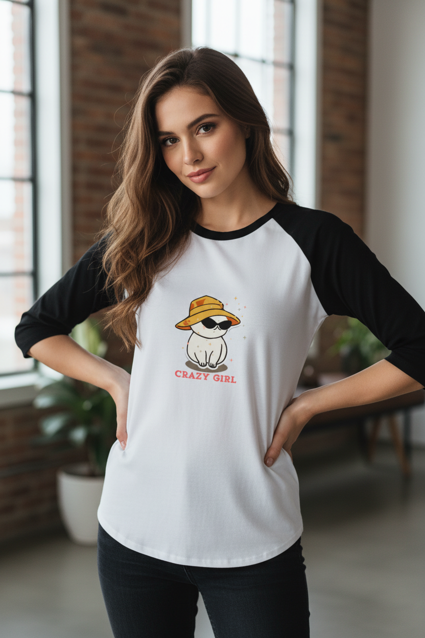 Women's Oversized Raglan T-Shirt