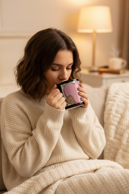 Black Coffee Mug