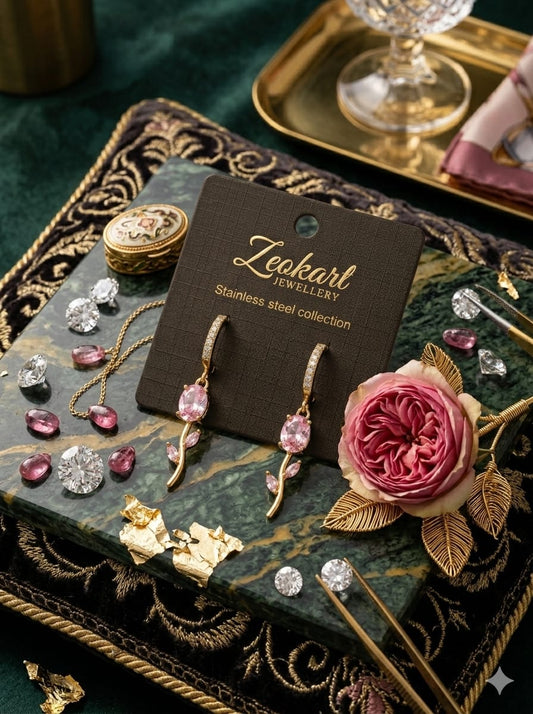 Gold Plated Tulip 🌷 Earrings ✨