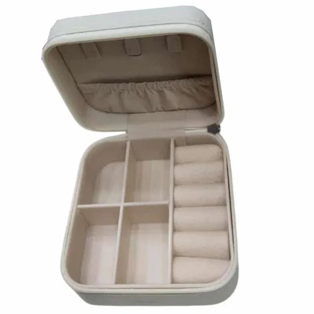 Rectangle Peach Leather Jewellery Box, For Gifting