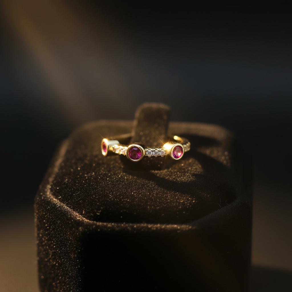 Gold Ring Dark Elegant