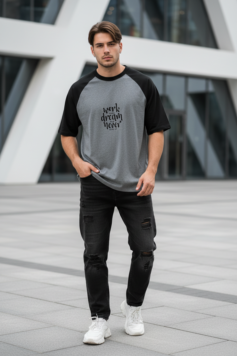 Unisex Oversized Raglan T-Shirt