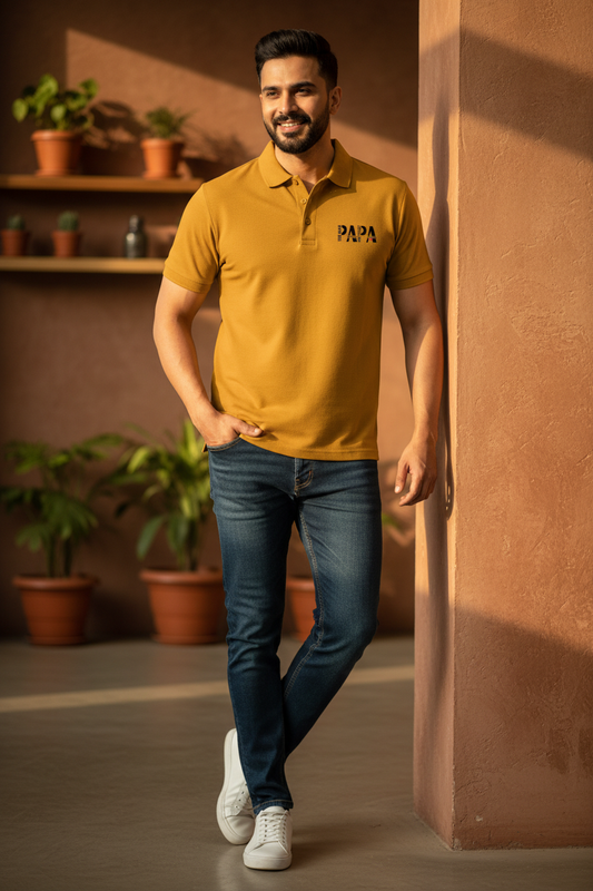 Mustard Yellow Polo