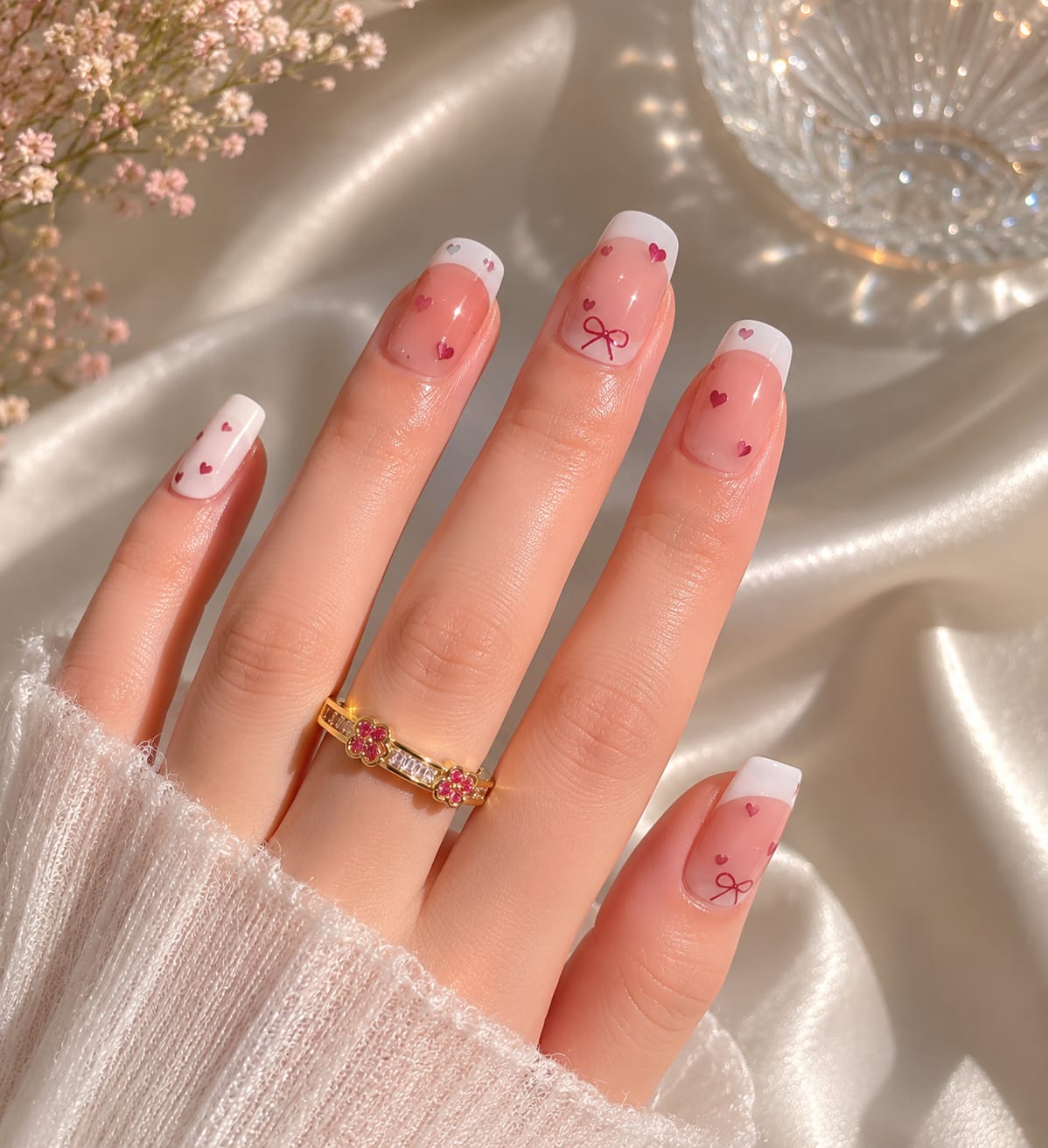 Tarnish Gold Ring with Red Diamond 💍