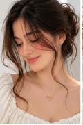 Heart Chain & Earrings Set ✨
