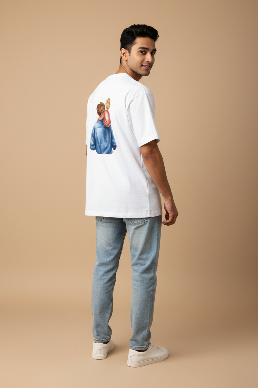 White Back - Father's Day Oversized