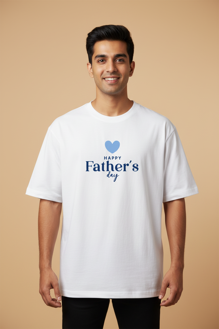 White - Father's Day Oversized